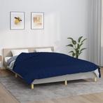 vidaXL Verzwaringsdeken 220x235 cm 11 kg stof blauw, Verzenden, Nieuw, Blauw