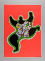 Niki De Saint-Phalle (1903-2002) - Leaping Nana, 1970, Antiek en Kunst
