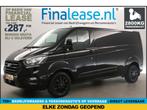 Ford Transit Custom 300 2.0 TDCI L2H1 Airco Cruise €287pm, Auto's, Zwart, Nieuw, Ford, Lease
