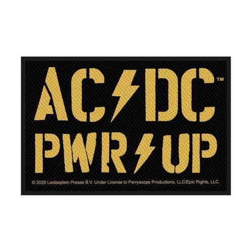 AC/DC - PWR UP - patch officiële merchandise, Verzamelen, Muziek, Artiesten en Beroemdheden, Overige typen, Nieuw, Ophalen of Verzenden