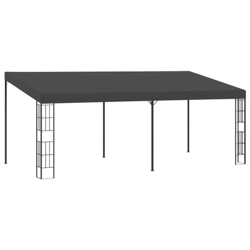 vidaXL Wandprieel 3x6 m stof antracietkleurig, Tuin en Terras, Partytenten, Nieuw, Verzenden