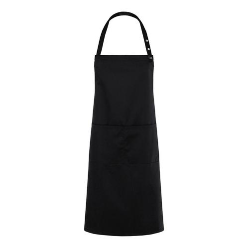 GGM Gastro | KARLOWSKY | Slabbenschort Tenerife - Zwart |, Huis en Inrichting, Keuken | Textiel, Zwart, Nieuw, Schort, Verzenden
