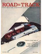 1958 ROAD AND TRACK MAGAZINE NOVEMBER ENGELS, Boeken, Auto's | Folders en Tijdschriften, Nieuw, Author