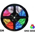IP20 RGB LED Strip SMD5050 60led p/m 5 Meter (LED Strips), Verzenden, Nieuw