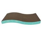 Easypets Cat Scratcher Wave Turquoise, Dieren en Toebehoren, Verzenden, Nieuw