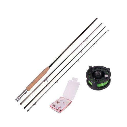 Saenger Profi Fly Set AFTMA 5-6 - Complete Vliegvis Combo, Watersport en Boten, Hengelsport | Algemeen, Nieuw, Verzenden