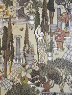 300x280cm! Nieuw Acropolis exclusieve Art Deco-stof -