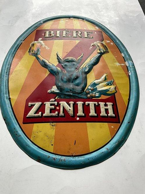 Biére Znith - met reliéf - G. De Andreis S.A. Marseille -, Antiek en Kunst, Antiek | Wandborden en Tegels