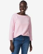 HEMA Dames T-shirt Cara jersey strepen roze, Verzenden, Nieuw