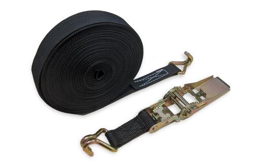 Spanband 9 meter | Zwart – 5cm breed band (Tent Onderdelen, Tuin en Terras, Partytenten, Nieuw, Verzenden