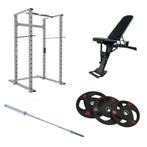 Gymfit volledig home gym pakket | power cage | adjustable, Sport en Fitness, Verzenden, Nieuw