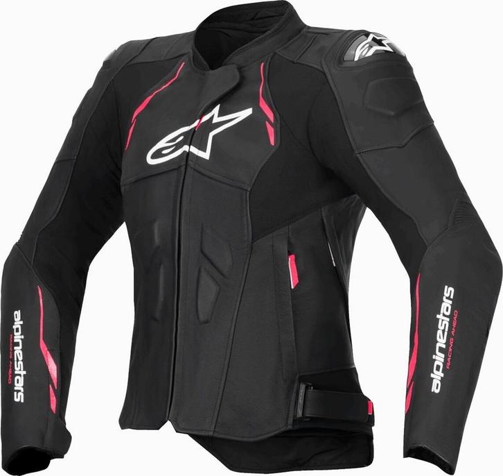 Alpinestars Stella Dusk Zwart Diva Roze Wit Dames Leren, Motoren, Kleding | Motorkleding, Dames, Nieuw met kaartje, Jas | leer