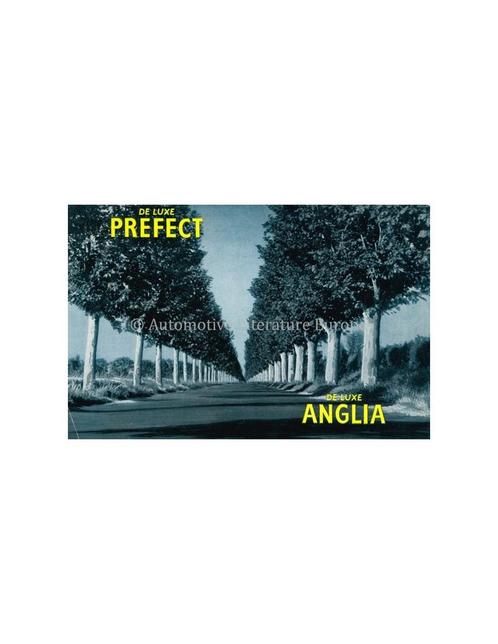 1956 FORD PREFECT & ANGLIA DELUXE BROCHURE NEDERLANDS, Boeken, Auto's | Folders en Tijdschriften, Ford