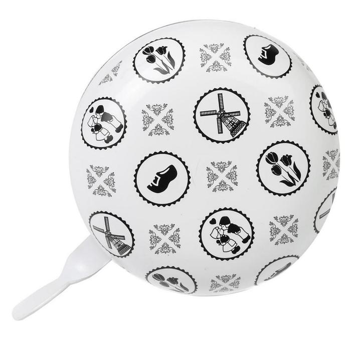 Benson Stijlvolle fietsbel met Holland print - Ø 80 mm -..., Fietsen en Brommers, Fietsaccessoires | Overige Fietsaccessoires