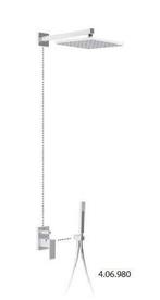 Cuadro Exclusive Inbouw doucheset met Regendouche en, Ophalen of Verzenden, Nieuw, Chroom, Kraan