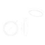 LED Plafondlamp - Badkamerlamp - Trion Clirno - 18W - Warm, Huis en Inrichting, Lampen | Plafondlampen, Ophalen of Verzenden, Nieuw