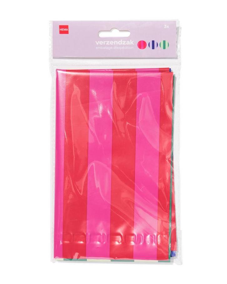 HEMA Verzendzakken 13x21cm strepen - 3 stuks, Hobby en Vrije tijd, Feestartikelen, Nieuw, Verzenden
