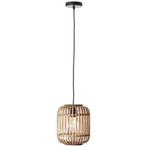 Brilliant Leuchten Hanglamp Woodrow Bamboelamp in, Verzenden, Nieuw