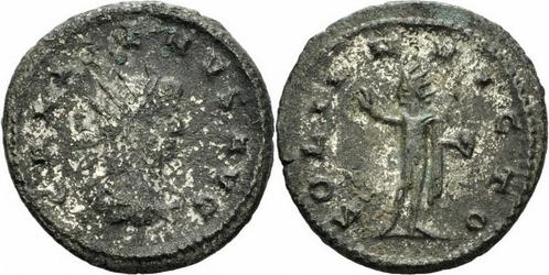 Roemisches Kaiserreich Gallienus Antoninian Antiochia 266..., Postzegels en Munten, Munten | Europa | Niet-Euromunten, Verzenden