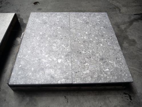 Veiling - 76,8 M2 Keramsiche Tegel Estate de Luxe Grey 60x60, Tuin en Terras, Tegels en Klinkers
