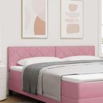 vidaXL LED Hoofdbord Roze 180 cm Nep Leer, Verzenden, Nieuw, Overige materialen