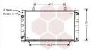 Saab 900, 1979 - 1993 - radiateur, 2.0i, 1985 -