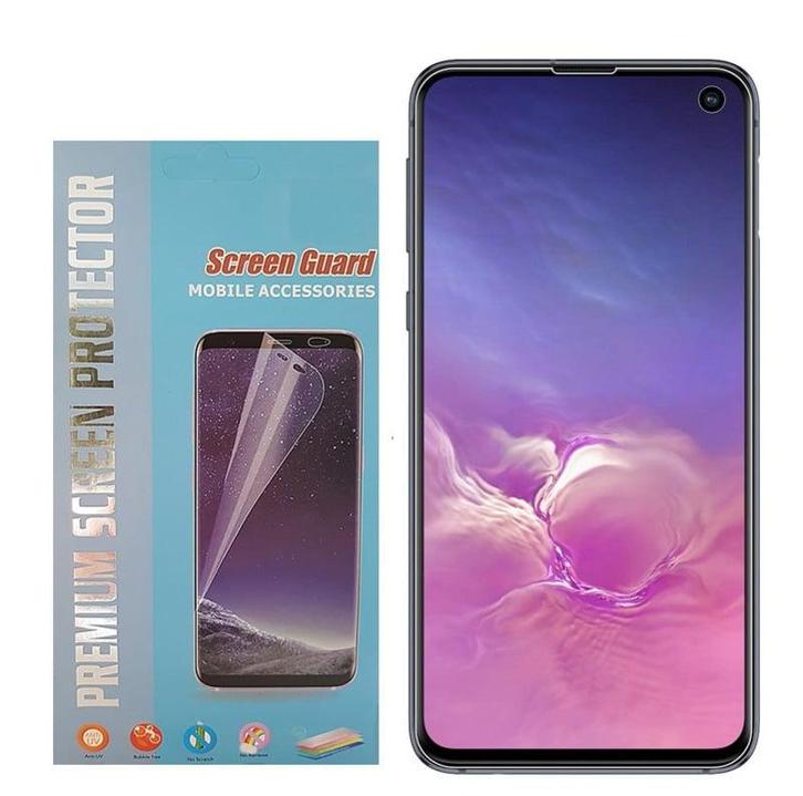 Galaxy S10E Premium 3D Curved Full Cover Folie Screen Protec, Telecommunicatie, Mobiele telefoons | Hoesjes en Frontjes | Samsung