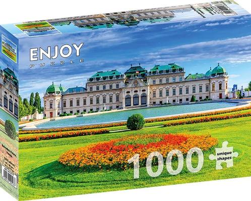 Belvedere Palace - Vienna Puzzel (1000 stukjes) | Enjoy, Hobby en Vrije tijd, Denksport en Puzzels, Nieuw, Verzenden