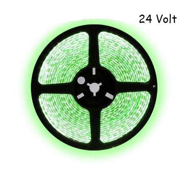 5 meter groen led strip - 60Leds/m - 24V, Hobby en Vrije tijd, Elektronica-componenten, Nieuw, Ophalen of Verzenden