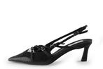 Steve Madden Slingbacks in maat 40 Zwart, Verzenden, Zwart, Steve Madden, Zo goed als nieuw