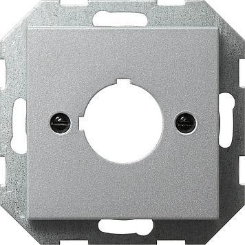 Gira Afdekring Lagerapparaat 22,5mm Systeem 55 Aluminium -, Doe-het-zelf en Verbouw, Elektra en Kabels, Overige typen, Nieuw, Verzenden