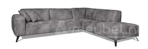 Hoekbank Lent - hoekbanken - Grijs, Huis en Inrichting, Banken | Sofa's en Chaises Longues, Nieuw, Leer