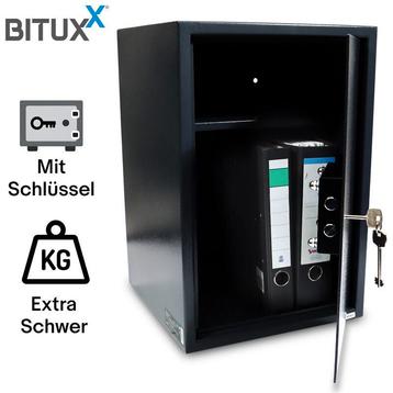 BITUXX - Kluis voor kantoor en thuis - 35x36x52cm - Zwart beschikbaar voor biedingen