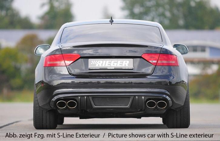 Sport Diffuser voor Audi A5 8T Coupe / Cabrio, Auto diversen, Tuning en Styling, Ophalen of Verzenden