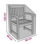 Tuinstoelhoes | Perel | 66 x 66 x 128 cm (PP, Grijs), Tuin en Terras, Tuinmeubel-accessoires, Verzenden, Nieuw