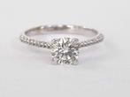 Verlovingsring - 18 karaat Witgoud - 0.81ct. tw. Diamant