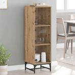vidaXL Highboard artisanaal eikenkleurig 35 x 37 x 117 cm, Huis en Inrichting, Minder dan 50 cm, Verzenden, 100 tot 150 cm, Nieuw