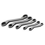 Topgear 5-delige ring ratelsleutelset - 6 tot 21 mm - 45..., Doe-het-zelf en Verbouw, Gereedschap | Handgereedschap, Ophalen of Verzenden