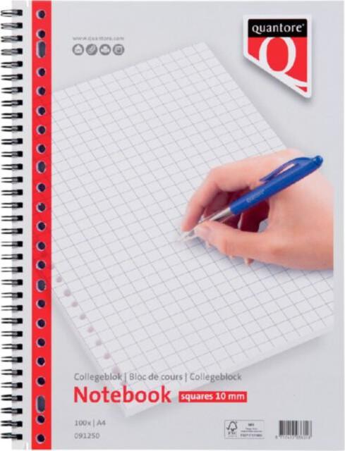 Collegeblok Quantore A4 23-gaats ruit 10 mm, Diversen, Papierwaren, Nieuw, Verzenden