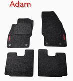 velours automatten set antraciet met rode logo Opel Adam, Nieuw