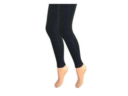Dames legging - Katoen - Zwart - Fluweel Marine streep, Kleding | Dames, Leggings, Maillots en Panty's, Verzenden