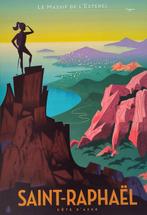 Monsieur Z - Original travel Poster  Saint Raphael French