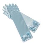 Prinsessenjurk - Handschoenen met strik - Blauw, Kinderen en Baby's, Carnavalskleding en Verkleedspullen, Ophalen of Verzenden