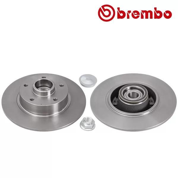 BREMBO Remschijf RENAULT CLIO 1.6 RS achterzijde, Auto-onderdelen, Ophanging en Onderstel, Nieuw, Verzenden