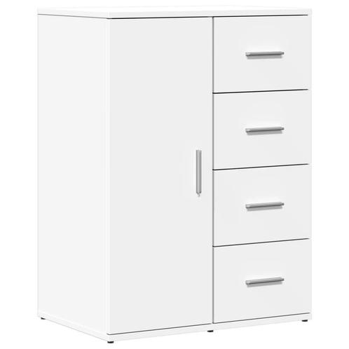 Witte TV Kast 59cm | Retourdeal | Compact & Stijlvol, Huis en Inrichting, Kasten | Televisiemeubels, 25 tot 50 cm, Nieuw, Overige houtsoorten
