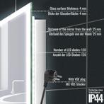 Badkamerspiegel met verlichting - Wandspiegel - 120x60 cm -, Verzenden, Nieuw