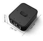 2-Poort RJ45 Netwerk Switch 1000Mbps Gigabit, Verzenden, Nieuw