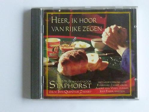 Christelijk Mannenkoor Staphorst - Heer, ik hoor van rijke z, Cd's en Dvd's, Cd's | Religie en Gospel, Verzenden