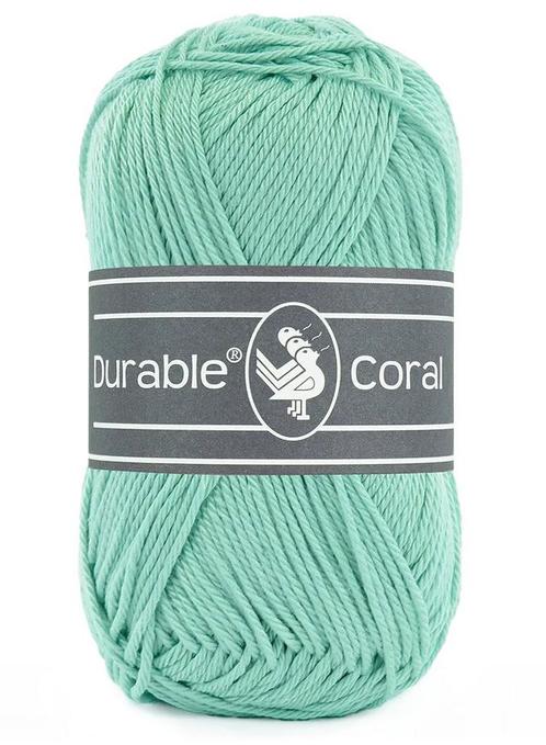 Durable Coral - 342 atlantis - Gemerceriseerd Katoen Garen, Hobby en Vrije tijd, Breien en Haken, Ophalen of Verzenden