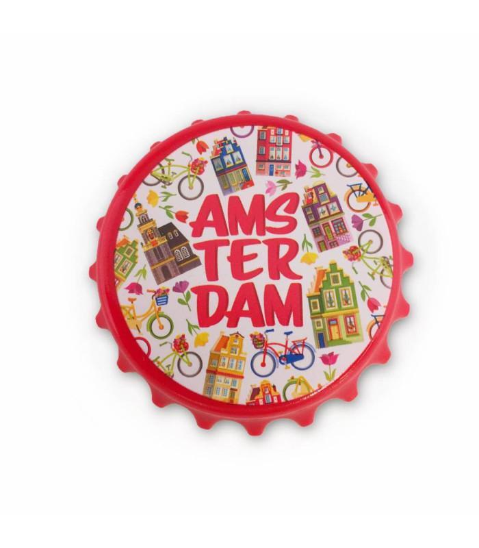 Opener magneet Amsterdam compilatie, Kleding | Heren, Schoenen, Nieuw, Ophalen of Verzenden